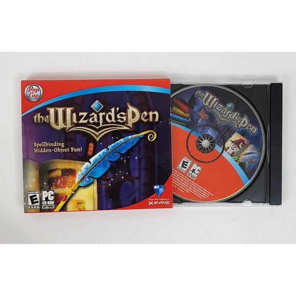 The Wizard's Pen (PC CD-ROM, 2008, Pop Cap, Spellbinding Hidden-Object Fun!) - Picture 2 of 3
